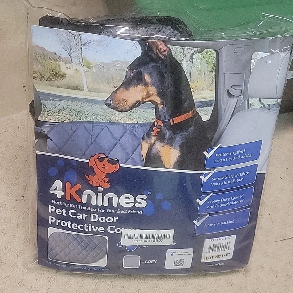 MONEY DONATED TO SPCA 4knines car door protective cover